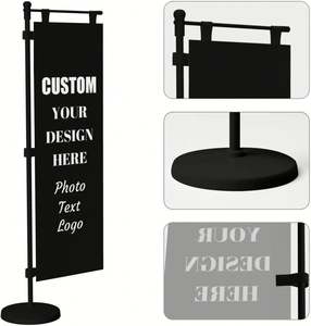 Nouvelle bannière publicitaire en polyester avec impression numérique, design personnalisé, drapeau Noboli - Product Image 2