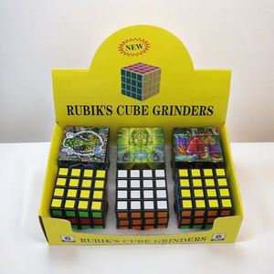 Broyeur à herbes de marque privée de 58 mm, nouveau broyeur à herbes en plastique ABS à 4 couches en forme de cube, pour tabac sec, épices - Product Image 6