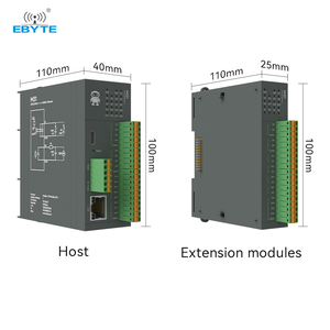 Módulo de Extensión de E/S Distribuida Ebyte ODM M31 Serie U 4DI+4DO+4AI 8DI+8DO 16DI, Segunda Generación, <span class=keywords><strong>Modbus</strong></span> <span class=keywords><strong>TCP</strong></span>/RTU RJ45 RS485 - Product Image 2