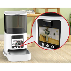 Videollamada bidireccional con mascotas Dispositivo de alimentación de acero inoxidable 304 Último modelo con capacidad de 6 litros - Product Image 1