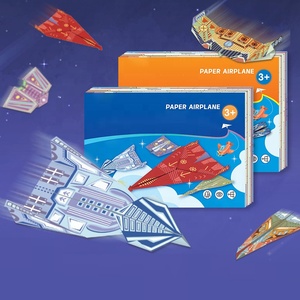 Kit de <span class=keywords><strong>Origami</strong></span> 3D DIY, Avión, Juguetes de Papel para Niños - Product Image 1