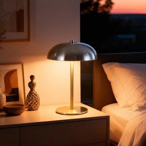 Nordic Style Creative Mushroom <strong>Table</strong> Lamp USB-C Charged Dimmable Touch Control Small Night <strong>Light</strong> Hotel Bars - Product Image 4
