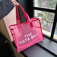 Bolsa de compras de malla con logotipo personalizado, material respetuoso con el medio ambiente, adecuado para compras diarias, transportes de comestibles y visitas al mercado