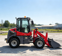 Chargeuse sur pneus compacte 25KW LC908, poids total de la machine 2,4 tonnes, charge nominale 800 kg, pour travaux agricoles et de construction