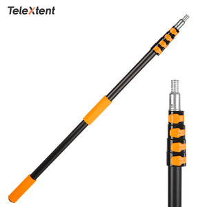 Perche <span class=keywords><strong>télescopique</strong></span> en aluminium rétractable <span class=keywords><strong>pour</strong></span> outils de nettoyage de vitres, <span class=keywords><strong>balai</strong></span>, raclette, durable, <span class=keywords><strong>pour</strong></span> usage domestique, vente en gros - Product Image 1
