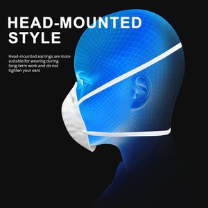 बेनाहल ms61115l पुनः प्रयोज्य डिस्पोजेबल रेबल मास्क के साथ गैर-बुना कपड़े 3-परत विरोधी सुरक्षा - Product Image 5