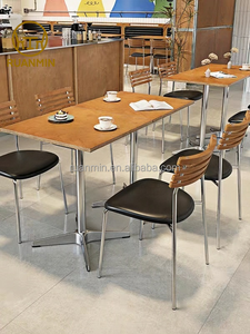 Nhà Máy Bán Buôn Giá Thấp Chất Lượng Cao Nhà Hàng Phong Cách Hiện Đại Cà Phê Nhà Hàng Bàn Ghế Khách Sạn Nghỉ ngơi Khu Vực Trường - Product Image 5