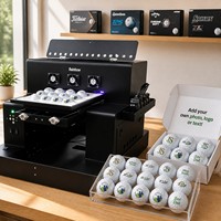 Impresora UV de Polvo A3 con Efecto Brillante, Barniz UV Localizado, Recubrimiento de Polvo Dorado y Plateado, Acabado Brillante, Impresora de Cama Plana