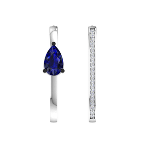 Pendientes de Plata de Ley 925 con Baño de Oro Rosa y Piedra Natural en Forma de Corazón, para Mujer, Regalo para Bodas y Fiestas - Product Image 2