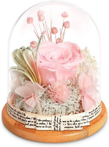 Vente Chine Usine <span class=keywords><strong>Prix</strong></span> La Vie Éternelle Jamais Flétri Romantique Préservé Véritable Rose Éternelle Fleur De Rose En Verre - Product Image 3