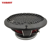 Haut-parleur médium Yinbart 6,5 pouces en métal et caoutchouc, 8 ohms, 100-300W, unité de woofer audio pour PA, audio automobile, pièces OEM ODM