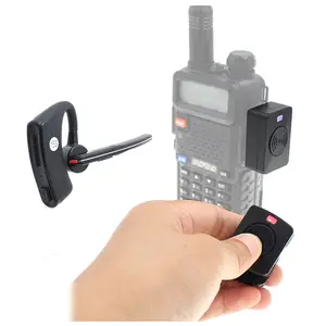 Walkie Talkie Wireless vivavoce PTT Blueteeth auricolare auricolare per Baofeng UV-5R UV-82 TC-610 IC-V8 Radio bidirezionale