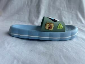 Pantofole Cartoon Azzurre con Suola in EVA Ammortizzata da 17MM, Punta Aperta, per Tutte le Stagioni, da Indossare in Casa - Product Image 1