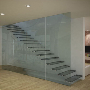 <span class=keywords><strong>Escalier</strong></span> flottant d'intérieur commercial avec marches en verre boîtier clôture en verre <span class=keywords><strong>escalier</strong></span> <span class=keywords><strong>droit</strong></span> usine escaliers d'<span class=keywords><strong>occasion</strong></span> - Product Image 2
