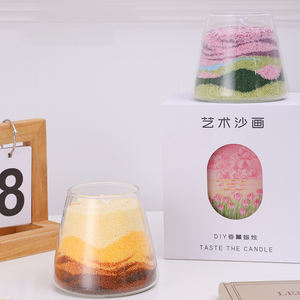 ชุดทำเทียนหอมถั่วเหลืองแฮนด์เมด LANJO - เทียนหอมแบบหลายชั้นพร้อมทรายสีสำหรับระบายกลิ่นหอม  เป็นเทียนศิลปะที่เป็นมิตรกับสิ่งแวดล้อม - Product Image 4