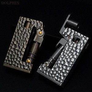 2024 Offre Spéciale luxe Vintage Design kérosène briquet personnalisable haute qualité métal feu Cigarette nouveauté flamme - Product Image 3
