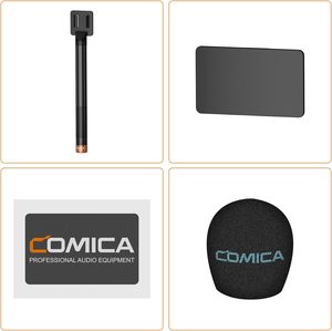 comica HR-WMสัมภาษณ์อะแดปเตอร์มือถือสําหรับ<span class=keywords><strong>Rode</strong></span>ไร้สาย<span class=keywords><strong>GO</strong></span> ME/BoomX-D/D Pro/BoomX-Uไร้สายLavalierไมโครโฟน,ไมโครโฟนจับ - Product Image 4