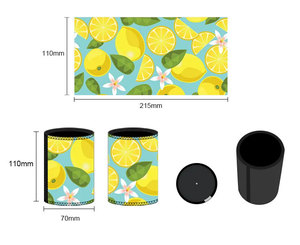 Porta Lattina Magnetico da 12oz con Logo, Raffreddatore per Lattine Camouflage, Supporto Magnetico per Frigorifero, Personalizzabile con Design Sublimato - Product Image 2