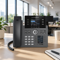 Grandstream GRP2614 Telefono IP Wi-Fi 6 con Doppio Schermo da 2,8 Pollici, 12 SIP, 40 BLF, Conferenza Audio a 5 Vie, Gigabit PoE, VoIP di Livello Carrier
