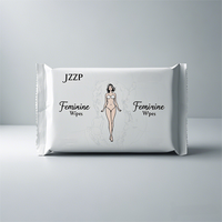 Toallitas Húmedas Femeninas Biodegradables de Algodón Portátiles OEM de 15x20cm con Logotipo Personalizado
