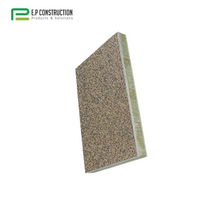 Fábrica directamente nuevos materiales de construcción de aislamiento térmico Exterior decorativo Eps/sándwich de lana de roca de paneles de pared - Product Image 5