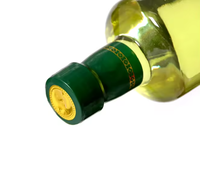 Bouteilles en verre d'huile d'olive Dorica en gros 250ml/500ml/750ml/1L carrées vertes et ambrées transparentes pour huile de cuisson