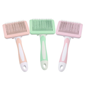 Peine para <span class=keywords><strong>Perros</strong></span> Clásico Autolimpiable de Material Plástico Ecológico Prepet, Cepillo para Mascotas, Herramienta de Aseo para Mascotas con Mango Ergonómico - Product Image 5