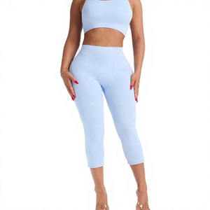 <b>Yoga</b> <b>Leggings</b> Custom logo Fashion New Style Black High Waisted Tight Seamless <b>Yoga</b> <b>Leggings</b> for Women - Product Image 2