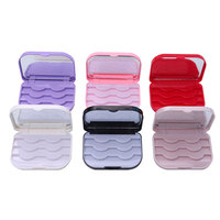 Großhandel Custom Logo Leere Wimpern Verpackungs box Recyceltes Material Streifen Wimpern Falsche Wimpern Aufbewahrung boxen
