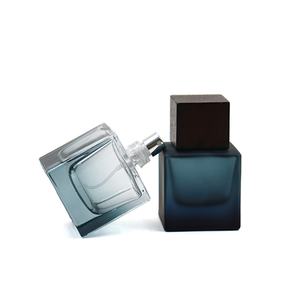 Custom Empty 50ml Luxury Refillable Glass <b>Perfume</b> <b>Spray</b> <b>Bottle</b> with logo Printing Gradient Fragrance <b>Perfume</b> Container - Product Image 3