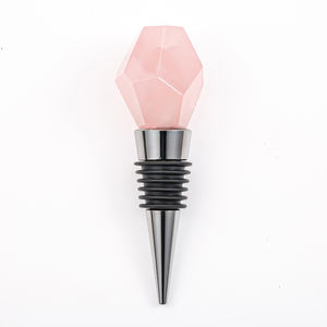 Tapón de cristal con gema para vino, tapón de cuarzo transparente rosa para botella de vino al vacío, accesorios para bar, <span class=keywords><strong>precio</strong></span> de fábrica, venta al por mayor - Product Image 3