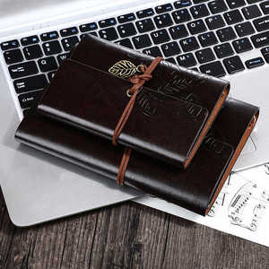 Cổ Điển Máy Tính Xách Tay Nhật Ký Tùy Chỉnh Emboss In Ấn Logo Văn Phòng Phẩm Quà Tặng Văn Phòng Trường Nguồn Cung Cấp A5/A6/A7 PU Da Máy Tính Xách Tay - Product Image 6