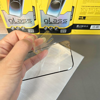 Offre Spéciale : Protection d'écran pour iPhone 17, Verre Trempé Oleophobe et Imperméable, Sans Colle, Bords Nettoyables, 10 Pièces/Boîte
