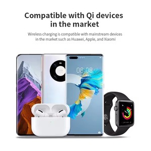 Phi Hành Gia 3-Trong-<span class=keywords><strong>1</strong></span> Kép 15W Nhanh Chóng Sạc Từ Không Dây Đứng Qc3.0 Tương Thích Chức Năng Pd Cho iPhone 12/13/14 Cho Tai Nghe - Product Image 4