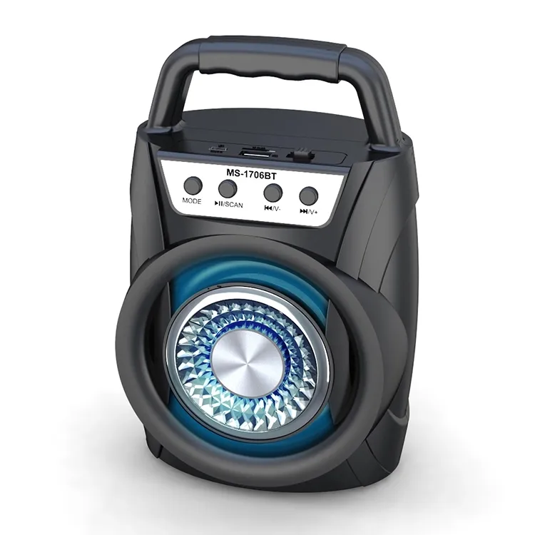 Museeq جديدة غريبة عالية الجودة مصباح ليد دعم FM MP3 تصميم المحمولة الهاتف المحمول في الهواء الطلق 4 بوصة بلوتوث الصوت