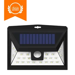 Personalizado 24 LEVOU luzes sensor de movimento ao ar livre luzes de iluminação do jardim