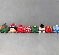 Jouets en peluche de Noël en forme de raviolis, Squishies en peluche de raviolis, Raviolis en peluche dans un panier, Jouets en peluche de raviolis pour enfants