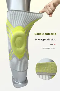 Genouillère de protection pour hommes et femmes Manchon de compression flexible pour le sport Course à pied Fitness Récupération des blessures Utilisation quotidienne en extérieur - Product Image 4