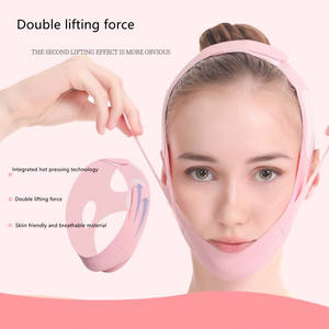 <span class=keywords><strong>Masque</strong></span> à crochet d'oreille en V pour soulever et serrer Double menton façonnant les coins du visage et de la bouche Bandage de levage de visage sans couture - Product Image 2