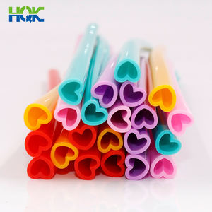 Tubo de goma de silicona para beber, manguera de silicona suave de grado alimenticio, moldeada en forma de corazón, diferentes formas de fábrica, a buen precio - Product Image 2