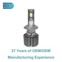 Ampoule de phare LED D5-A 70W du fabricant d'origine H7 H4 H11 H1 9005 9006, puce CSP haute puissance pour phare de voiture