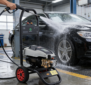 Nettoyeur haute pression multi-usages à poussoir pour les laveries automobiles, le nettoyage des sols et le nettoyage des cultures, offrant un nettoyage en profondeur - Product Image 4