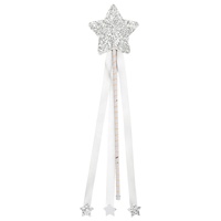 Cadeau d'anniversaire, baguette magique de fée princesse, étoile à cinq branches, paillettes, baguette magique pour enfants, vente chaude, baguette magique pour costume d'Halloween