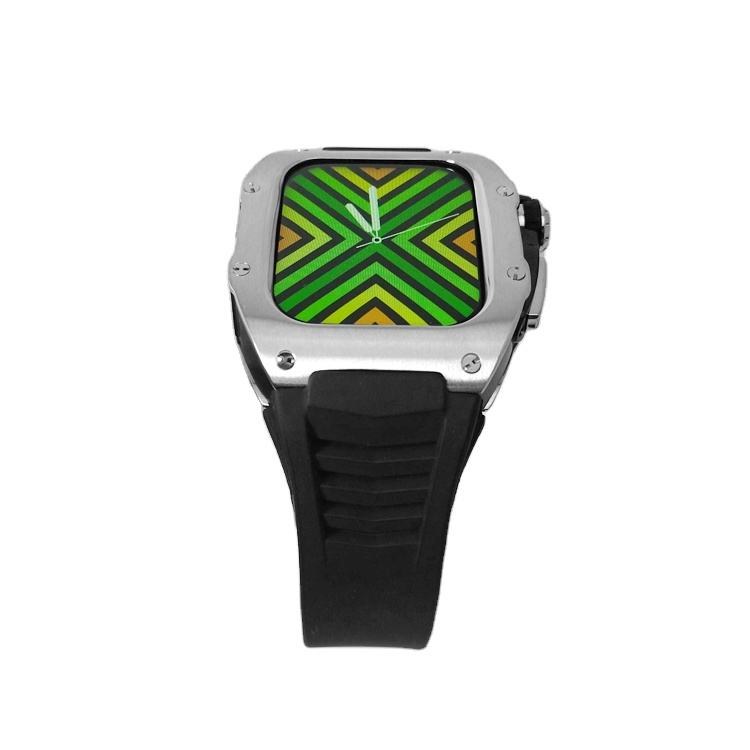 China OEM Manufacturer Stainless Steel Watch Cover Sport Style Vacuum Plating Protective case For Apple watch Series