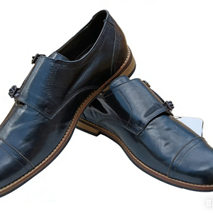 Chaussures habillées en cuir de haute qualité pour hommes, respirantes, en cuir véritable, pour le marché ougandais - Product Image 1