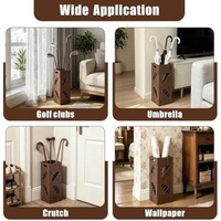 Porte-parapluies en bois sur pied, support de rangement moderne pour entrée, cadre décoratif d'intérieur