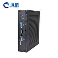Barato Intel 12th Gen J6412 N100 N300 I3 I5 I7 Linux Thin Client Mini Pc 6 * COM DDR4 LVDS VGA HD-MI computadora de escritorio Industrial