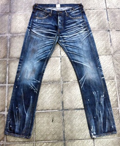 Lotfeel Haute Qualité Vintage Denim <span class=keywords><strong>Homme</strong></span> Jeans Blue System Jeans Jeans + con + pedreria - Product Image 5