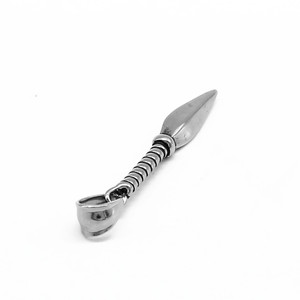 yunnique Stainless Steel Spike Pendant <b>Necklace</b> For Men Geometric Design Fashion Jewelry - Product Image 3
