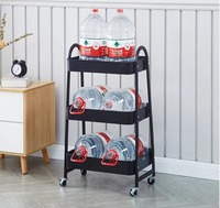 Chariot mobile de rangement en métal pour cuisine, salle de bain et bureau